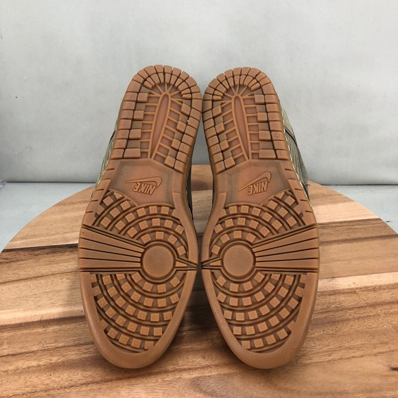 Nike Dunk Sky Hi SneakerBoot Dark Loden Olive Green Orange 684954-300 Womens 9.5 - Picture 7 of 8